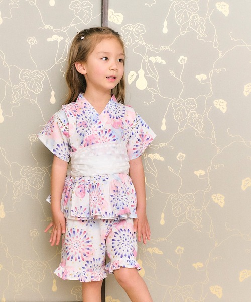 apres les cours / アプレレクーレ 甚平 / 90cm セールアプレのはんなりBOYS甚平（浴衣）｜apres les cours