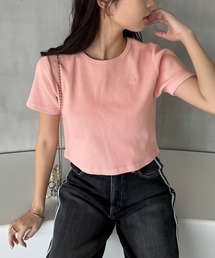 ワンポイント刺しゅうピグメントTee