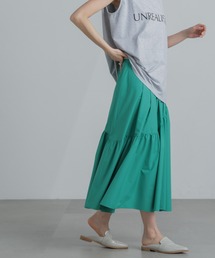 NANO universe | MINOTECH(R) アシメティアードギャザースカート(スカート)