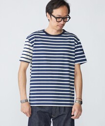 【BATEAUX DE SHIPS別注】Le Minor: ボーダー クルーネック Tシャツ