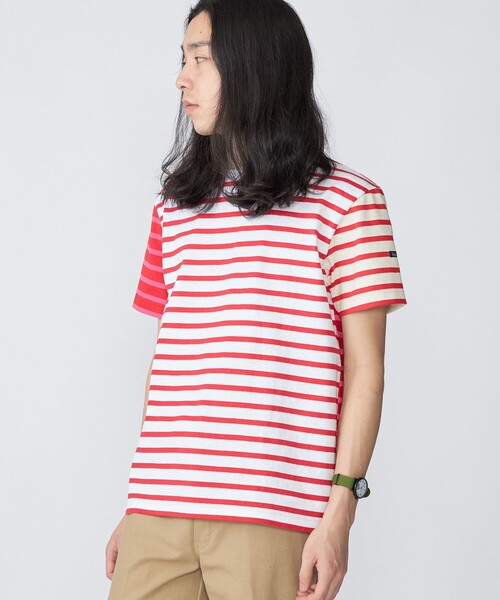 【セール】【BATEAUX DE SHIPS別注】Le Minor: ボーダー クルーネック Tシャツ(Tシャツ/カットソー)|Le Minor(ルミノア)