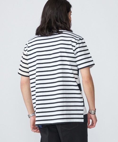 Le Minor（ルミノア）の「【BATEAUX DE SHIPS別注】Le Minor: ボーダー クルーネック Tシャツ（Tシャツ/カットソー・メンズ・ブラック/ネイビー/レッド・02/03）」の12枚目の写真