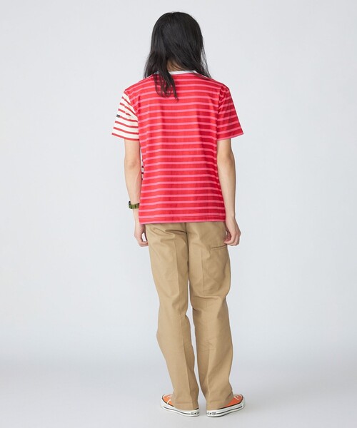 Le Minor（ルミノア）の「【BATEAUX DE SHIPS別注】Le Minor: ボーダー クルーネック Tシャツ（Tシャツ/カットソー・メンズ・ブラック/ネイビー/レッド・02/03）」の15枚目の写真