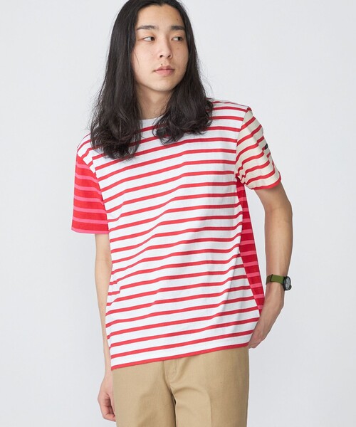 Le Minor（ルミノア）の「【BATEAUX DE SHIPS別注】Le Minor: ボーダー クルーネック Tシャツ（Tシャツ/カットソー・メンズ・ブラック/ネイビー/レッド・02/03）」の17枚目の写真