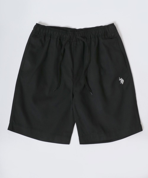 U.S. POLO ASSN.(ユーエスポロアッスン)の「U.S. POLO ASSN./ユーエスポロアッスン オーバーサイズ TCツイル ロゴ ワンポイント刺繍 無地 ショートパンツ/ハーフパンツ/ショーツ/カラーパンツ/レディース メンズ(チノパンツ・メンズ・ブラック/チャコール/ベージュ/ホワイト/ネイビー・M/L/LL)」の8枚目の写真