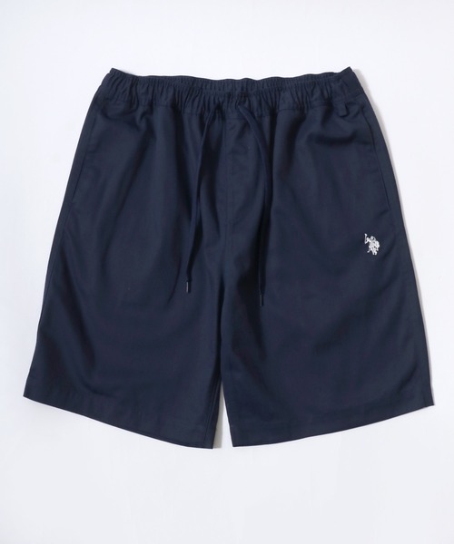 U.S. POLO ASSN.(ユーエスポロアッスン)の「U.S. POLO ASSN./ユーエスポロアッスン オーバーサイズ TCツイル ロゴ ワンポイント刺繍 無地 ショートパンツ/ハーフパンツ/ショーツ/カラーパンツ/レディース メンズ(チノパンツ・メンズ・ブラック/チャコール/ベージュ/ホワイト/ネイビー・M/L/LL)」の20枚目の写真