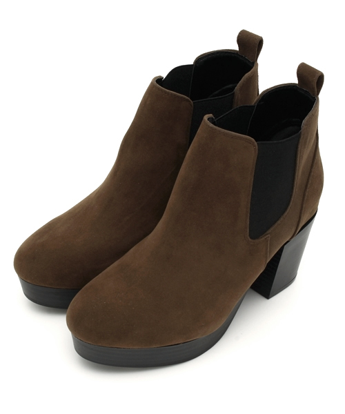 Heather(ヘザー)の「ヒールサイドゴアブーツ 567833(ブーツ・レディース・ブラウン/アイボリー/ブラック/ブラウン系その他・LARGE/MEDIUM/SMALL)」の3枚目の写真