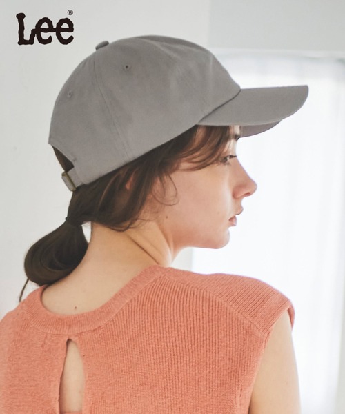 31 Sons de mode（トランテアン　ソン　ドゥ　モード）の「【Ｌｅｅコラボ】ロゴＣＡＰ（キャップ・レディース・ラベンダー/ネイビー/ベージュ・フリー）」の9枚目の写真