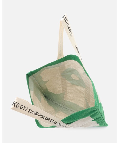 marimekko(マリメッコ)の「【60Th Anniversary】【kioski】Unikko / Carrier Midi(トートバッグ・レディース・ブラック/グリーン/オレンジ・FREE)」の6枚目の写真