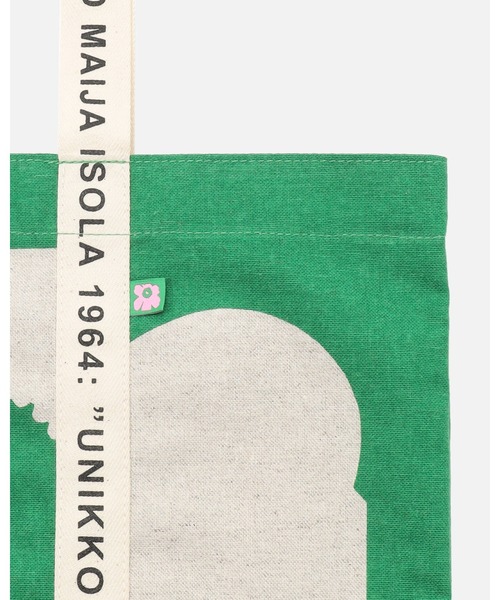 marimekko(マリメッコ)の「【60Th Anniversary】【kioski】Unikko / Carrier Midi(トートバッグ・レディース・ブラック/グリーン/オレンジ・FREE)」の7枚目の写真