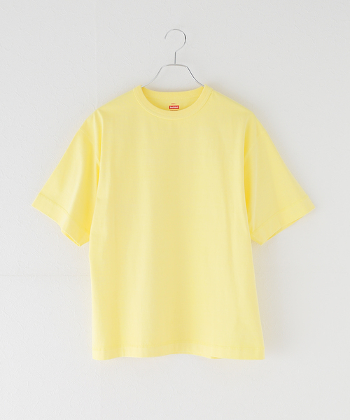 Healthknit(ヘルスニット)の「Healthknit/ヘルスニット 別注 Crewneck S/S Pigment Tee(Tシャツ/カットソー・レディース・ブルー/グリーン/イエロー/ブラック/ピンク・SMALL/MEDIUM/LARGE)」の5枚目の写真