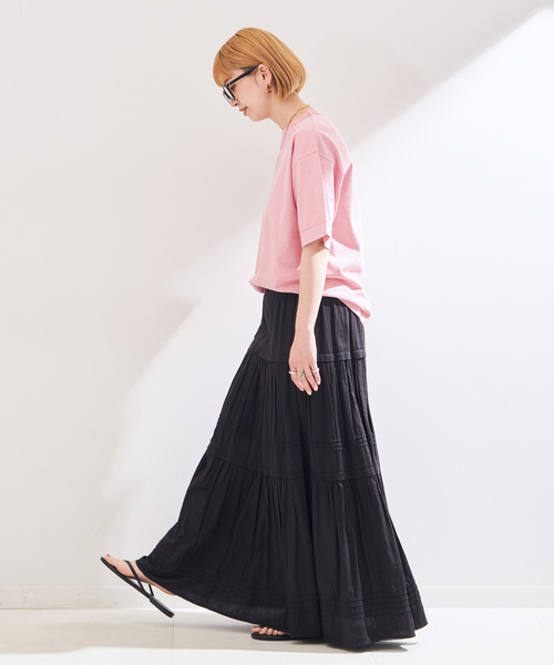 Healthknit(ヘルスニット)の「Healthknit/ヘルスニット 別注 Crewneck S/S Pigment Tee(Tシャツ/カットソー・レディース・ブルー/グリーン/イエロー/ブラック/ピンク・SMALL/MEDIUM/LARGE)」の19枚目の写真