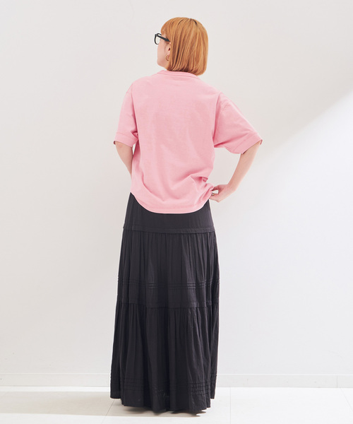 Healthknit(ヘルスニット)の「Healthknit/ヘルスニット 別注 Crewneck S/S Pigment Tee(Tシャツ/カットソー・レディース・ブルー/グリーン/イエロー/ブラック/ピンク・SMALL/MEDIUM/LARGE)」の20枚目の写真