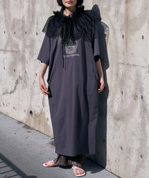 VENCEEXCHANGE | 刺繍配色ラグランTシャツワンピース(ワンピース)