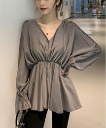 Jayro | キャンディスリーブVネックミニワンピース(ワンピース)