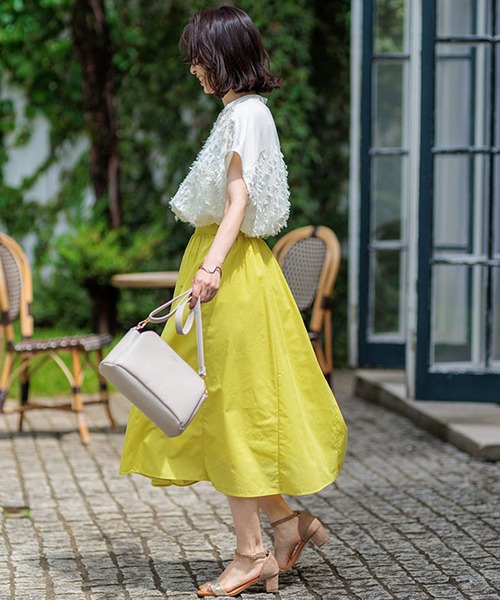 セール】ふんわり切替フレアースカート（スカート）｜BELLUNA PLUS