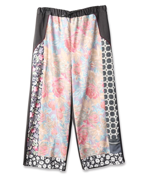 YEAH RIGHT!!（イェーライト）の「ANLIO × YEAH RIGHT!! Patchwork Wide Easy Pants（Charcoal）（その他パンツ・レディース・グレー系1/グレー系3/グレー系2/グレー系4・0/1）」の3枚目の写真