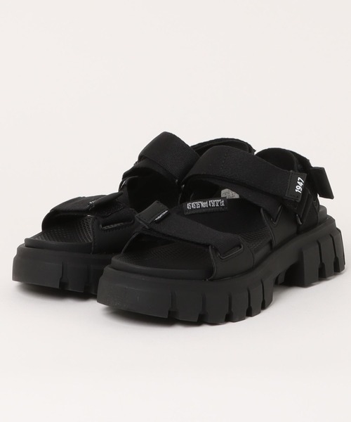 PALLADIUM(パラディウム)の「【PALLADIUM】REVOLT SANDAL/レボルト サンダル 厚底(サンダル・レディース・ブラック/ホワイト・LARGE/MEDIUM/SMALL)」の3枚目の写真