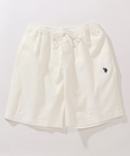 U.S. POLO ASSN.（ユーエスポロアッスン）の「【U.S. POLO ASSN./ユーエスポロアッスン】 ポニー刺繍 TCツイル イージーショートパンツ（その他パンツ・メンズ・チャコール/ベージュ/ホワイト/ブラック/ネイビー・S/M/L/LL）」の10枚目の写真
