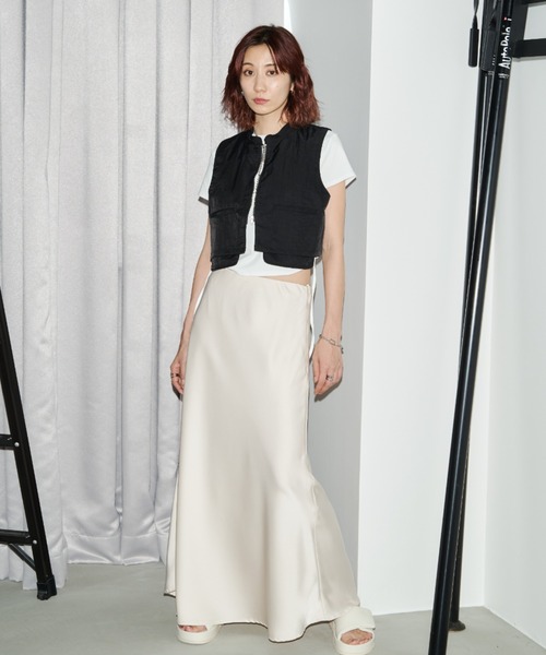 ワーククロップドベスト（ベスト）｜Auntie Rosa Holiday（アンティ