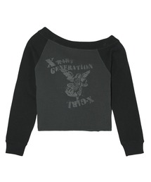 X-girl | OFF THE SHOULDER SWEAT TOP(スウェット)