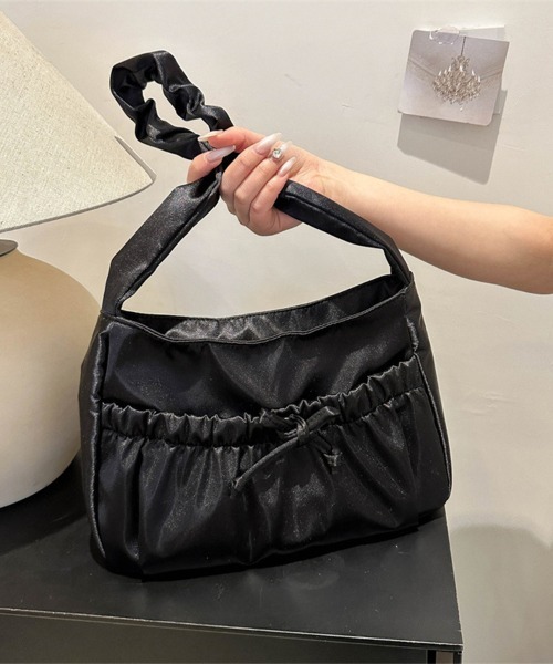 Doux Belle（ドゥーベル）の「リボンポイントショルダーバック（ショルダーバッグ・レディース・ベージュ/ホワイト/ピンク/ブラック・FREE）」の20枚目の写真