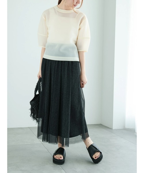tシャツ シアーダンボールプルオーバー レディース AZUL BY MOUSSY | シアーダンボールプルオーバー (Tシャツ