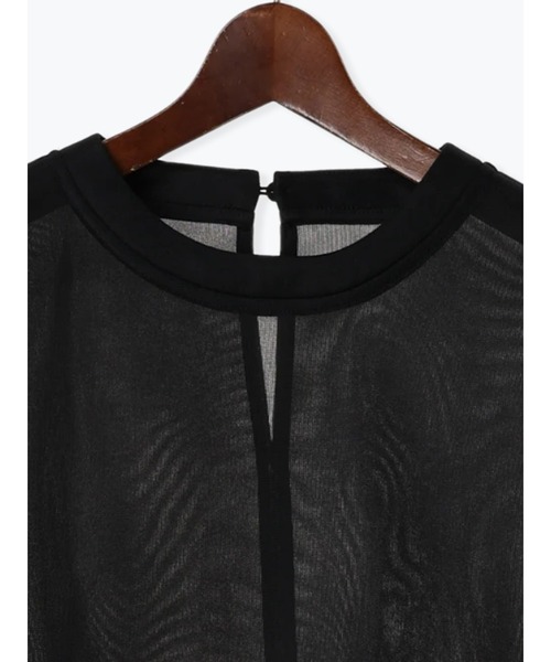 Te chichi(テチチ)の「シアーダンボールボリューム袖プルオーバー(セットアップ可)(シャツ/ブラウス・レディース・ブラウン/ブラック/オフホワイト・F)」の19枚目の写真