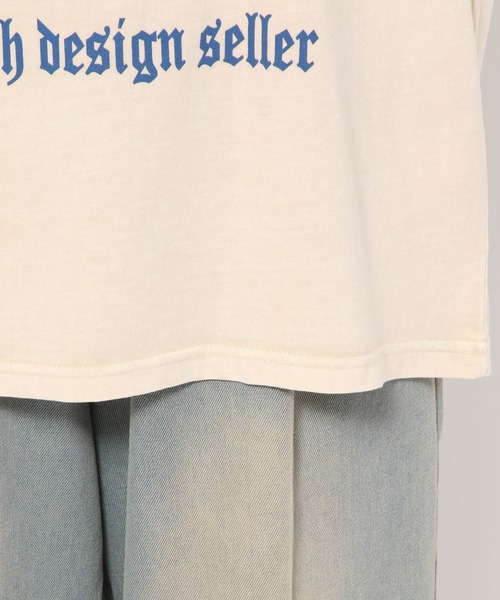 Cavish（カビシ）の「【UNISEX】CAVISH／ピグメントセンチュリーT（Tシャツ/カットソー・レディース・アイボリー/チャコール・SMALL/MEDIUM/LARGE）」の20枚目の写真