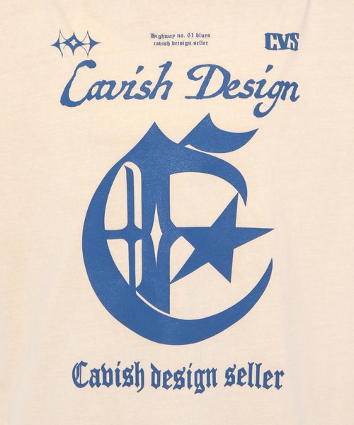 Cavish（カビシ）の「【UNISEX】CAVISH／ピグメントセンチュリーT（Tシャツ/カットソー・レディース・アイボリー/チャコール・SMALL/MEDIUM/LARGE）」の21枚目の写真