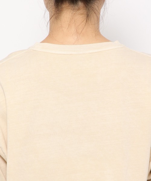 Cavish（カビシ）の「【UNISEX】CAVISH／ピグメントセンチュリーT（Tシャツ/カットソー・レディース・アイボリー/チャコール・SMALL/MEDIUM/LARGE）」の17枚目の写真