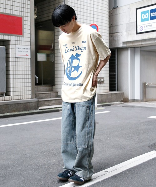 Cavish（カビシ）の「【UNISEX】CAVISH／ピグメントセンチュリーT（Tシャツ/カットソー・レディース・アイボリー/チャコール・SMALL/MEDIUM/LARGE）」の22枚目の写真