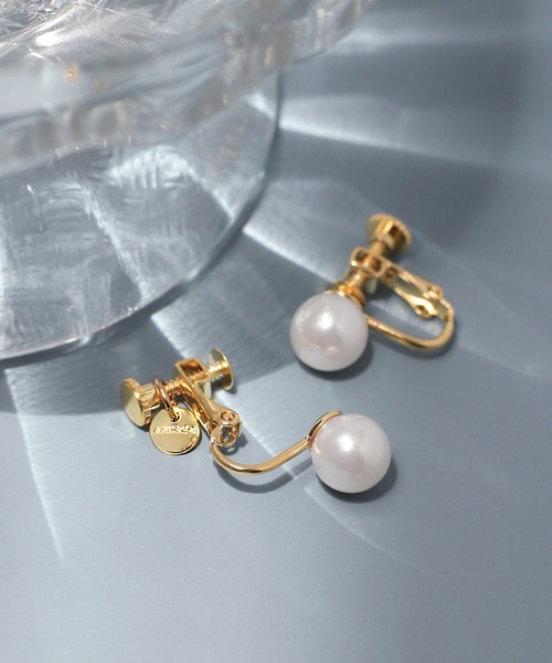 ANEMONE（アネモネ）の「ミニパールイヤリング（イヤリング・レディース・ホワイト・FREE）」の5枚目の写真