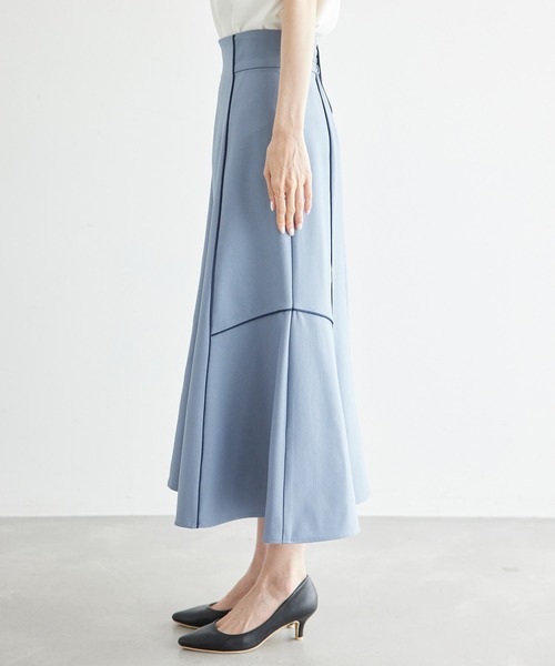 ROPE' PICNIC(ロペピクニック)の「【3サイズ展開】配色パイピングスカート(スカート・レディース・ベージュ/ブルー/ネイビー・40/38/36)」の18枚目の写真