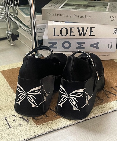 Chick（チック）の「【TAE×Chick】 厚底 メリージェーン（ドレスシューズ・レディース・ブラック・36/37/38/39）」の3枚目の写真