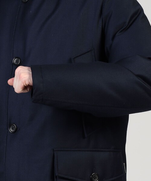 WOOLRICH(ウールリッチ)の「WOOLRICH NEW ARCTIC PARKA ウール ダウンジャケット LORO PIANA STORM STYTEM(ダウンジャケット/コート・メンズ・ネイビー・L/M)」の9枚目の写真