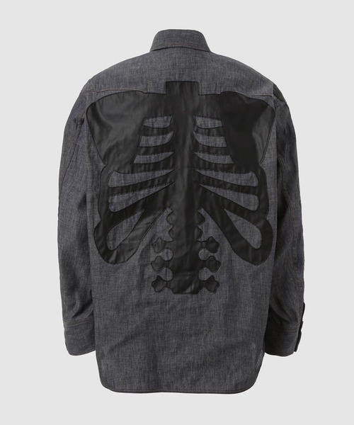TAKAHIROMIYASHITATheSoloIst.(タカヒロミヤシタザソロイスト)の「westren shirt.(シャツ/ブラウス・メンズ・ブルー系その他/ブラック×ブラック・44)」の3枚目の写真