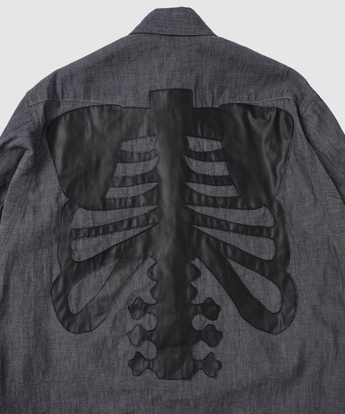 TAKAHIROMIYASHITATheSoloIst.(タカヒロミヤシタザソロイスト)の「westren shirt.(シャツ/ブラウス・メンズ・ブルー系その他/ブラック×ブラック・44)」の7枚目の写真