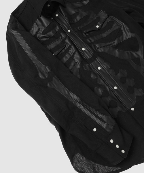 TAKAHIROMIYASHITATheSoloIst.(タカヒロミヤシタザソロイスト)の「westren shirt.(シャツ/ブラウス・メンズ・ブルー系その他/ブラック×ブラック・44)」の12枚目の写真
