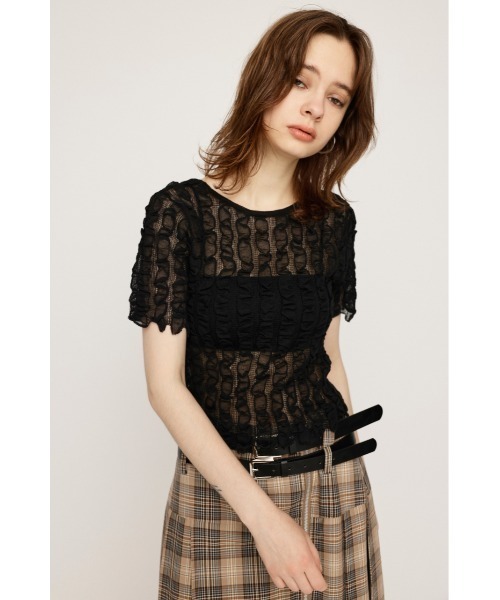 2wayシアートップス 2way center line sheer tops / 前後2wayセンターラインシアー