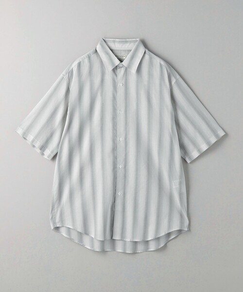 BEAUTY&YOUTH UNITED ARROWS(ビューティーアンドユースユナイテッドアローズ)の「シアー オンブレ ストライプ レギュラー フォルム シャツ(シャツ/ブラウス・メンズ・オフホワイト/ライトグレー・S/M/L/XL)」の12枚目の写真