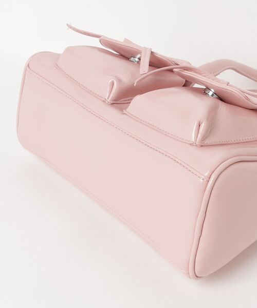 .KOM（ドットコム）の「A'GEM/9 × .kom 『.KOM/ドットケーオーエム』ショルダーリボンバッグ（ショルダーバッグ・レディース・ホワイト/ピンク/レッド/シルバー/ブラック・FREE）」の12枚目の写真