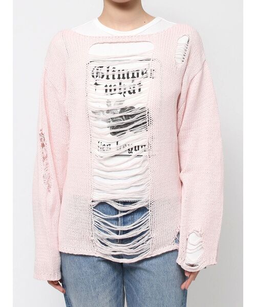 jouetie（ジュエティ）の「オーバークラッシュローゲージニット