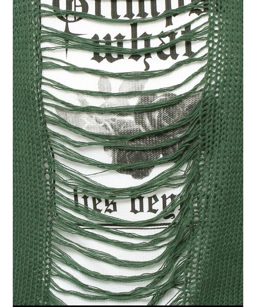 jouetie（ジュエティ）の「オーバークラッシュローゲージニット（ニット/セーター・レディース・ブラック/ピンク/グリーン・MEDIUM）」の16枚目の写真