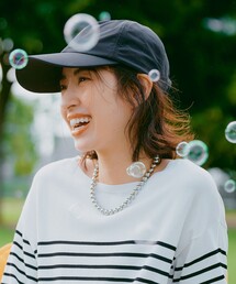UNFILO（アンフィーロ）の「【接触冷感/UVケア/軽量】FINE MOVE スタジアムキャップ（キャップ・レディース）」