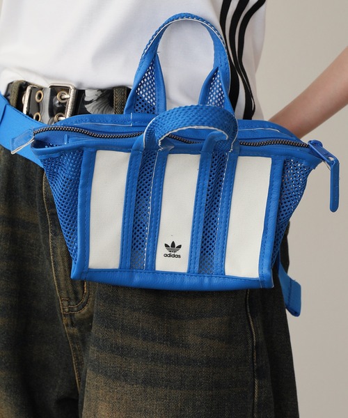 adidas/アディダス × KSENIASCHNAIDER HERI MINI DUFFLE BAG ショルダーバック メッシュ(ハンドバッグ)|adidas(アディダス) adidas/アディダス × KSENIASCHNAIDER HERI MINI DUFFLE BAG ショルダーバック メッシュ(ハンドバッグ)|adidas(アディダス)