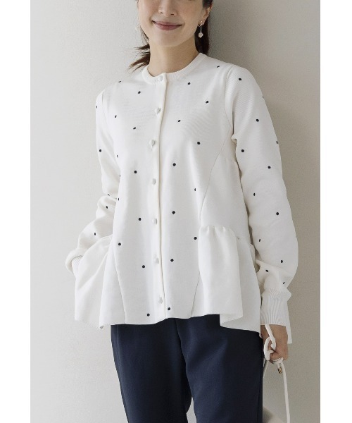 セール】ご自宅でお洗濯可能【SONO/ソーノ】3Dバックティアードニット