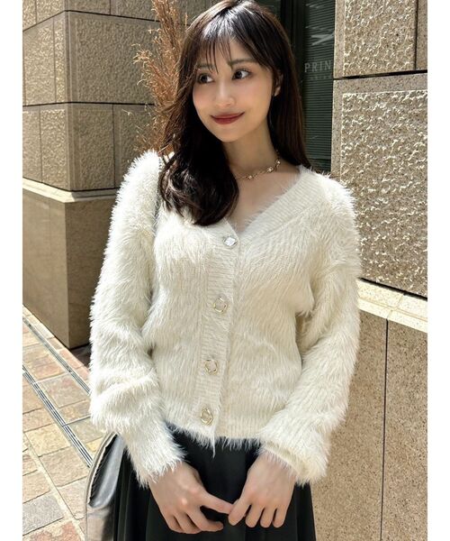 RESEXXY（リゼクシー）の「シャギーニットカーディガン（カーディガン