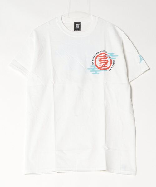 Mag.(マグ)の「【KINJAZ】Graphic T(Tシャツ/カットソー・メンズ・ホワイト/ネイビー・LARGE/MEDIUM)」の1枚目の写真