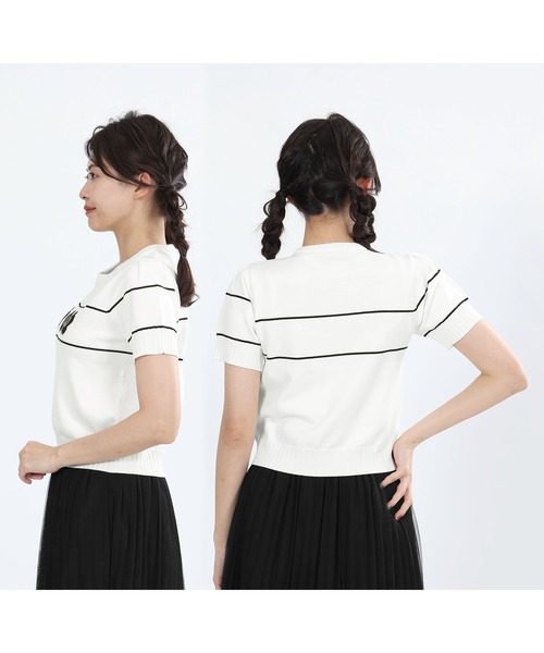 MARY QUANT（マリークワント）の「3デイジーラインニット プル